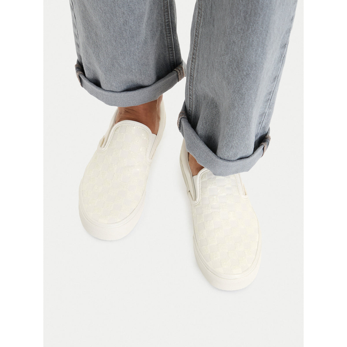 Vans Гуменки Classic Slip-On VN000D6YC131 Кремав