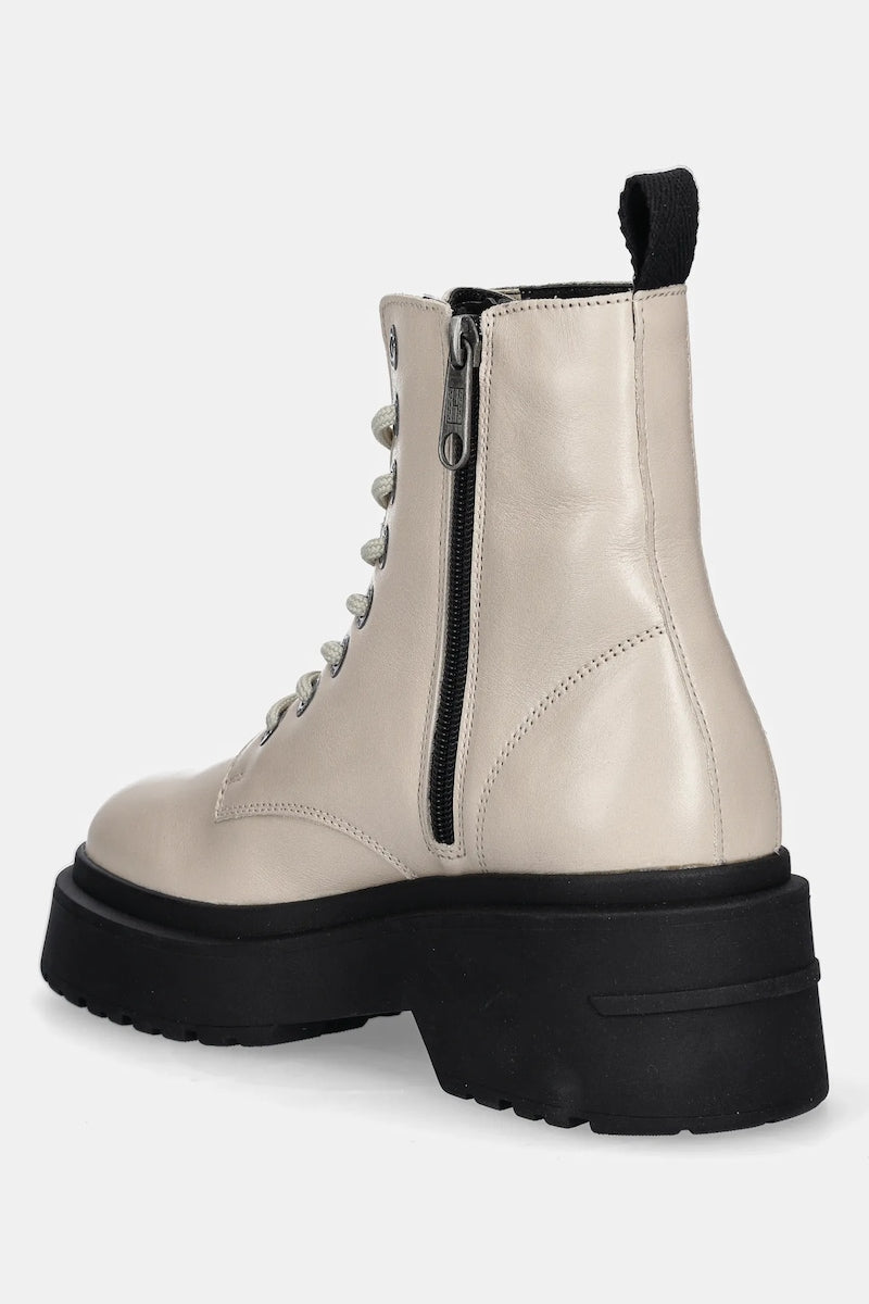 Кожени кубинки Tommy Jeans TJW CHUNKY SHINY LEATHER BOOT