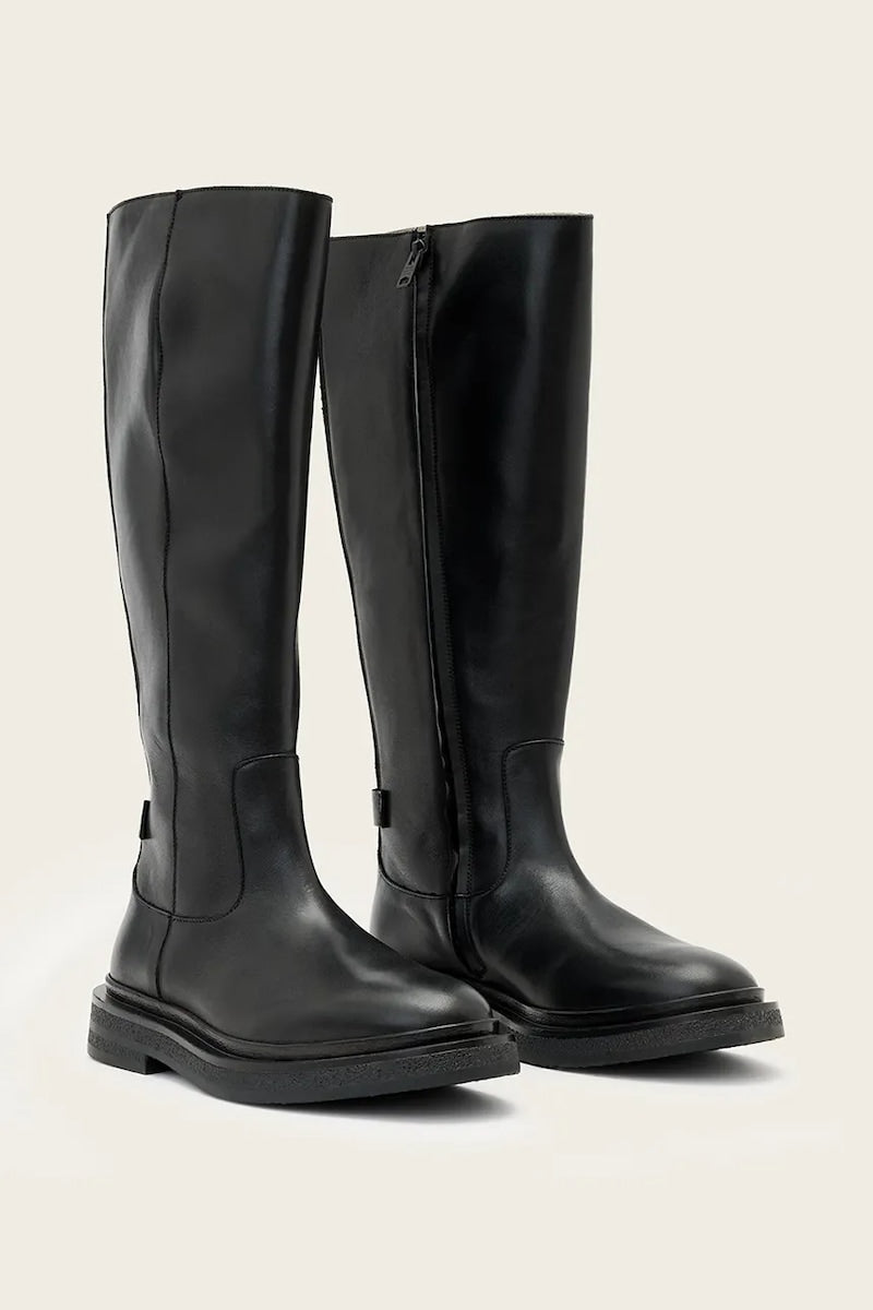 Кожени ботуши AllSaints Escher Rider Boot