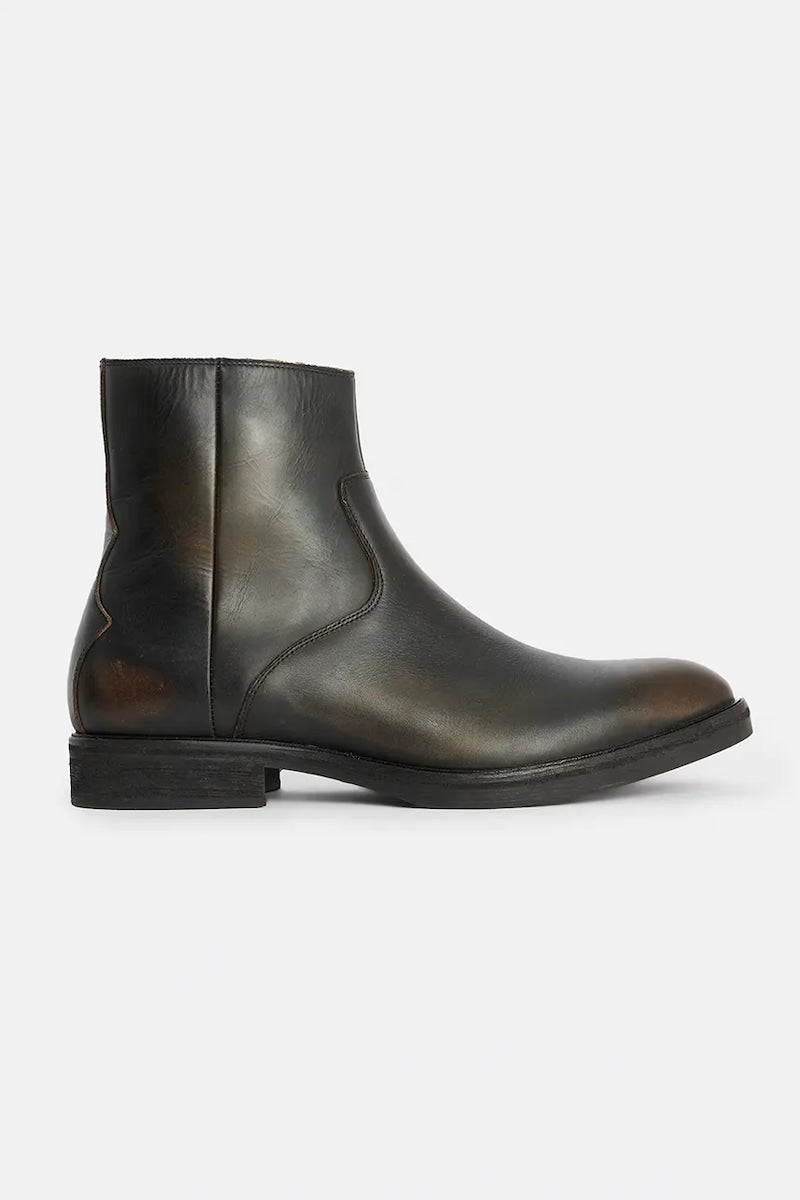 AllSaints обувки мъжки от кожа Lang Boot