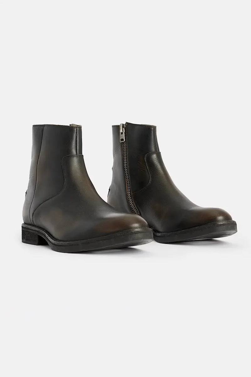 AllSaints обувки мъжки от кожа Lang Boot