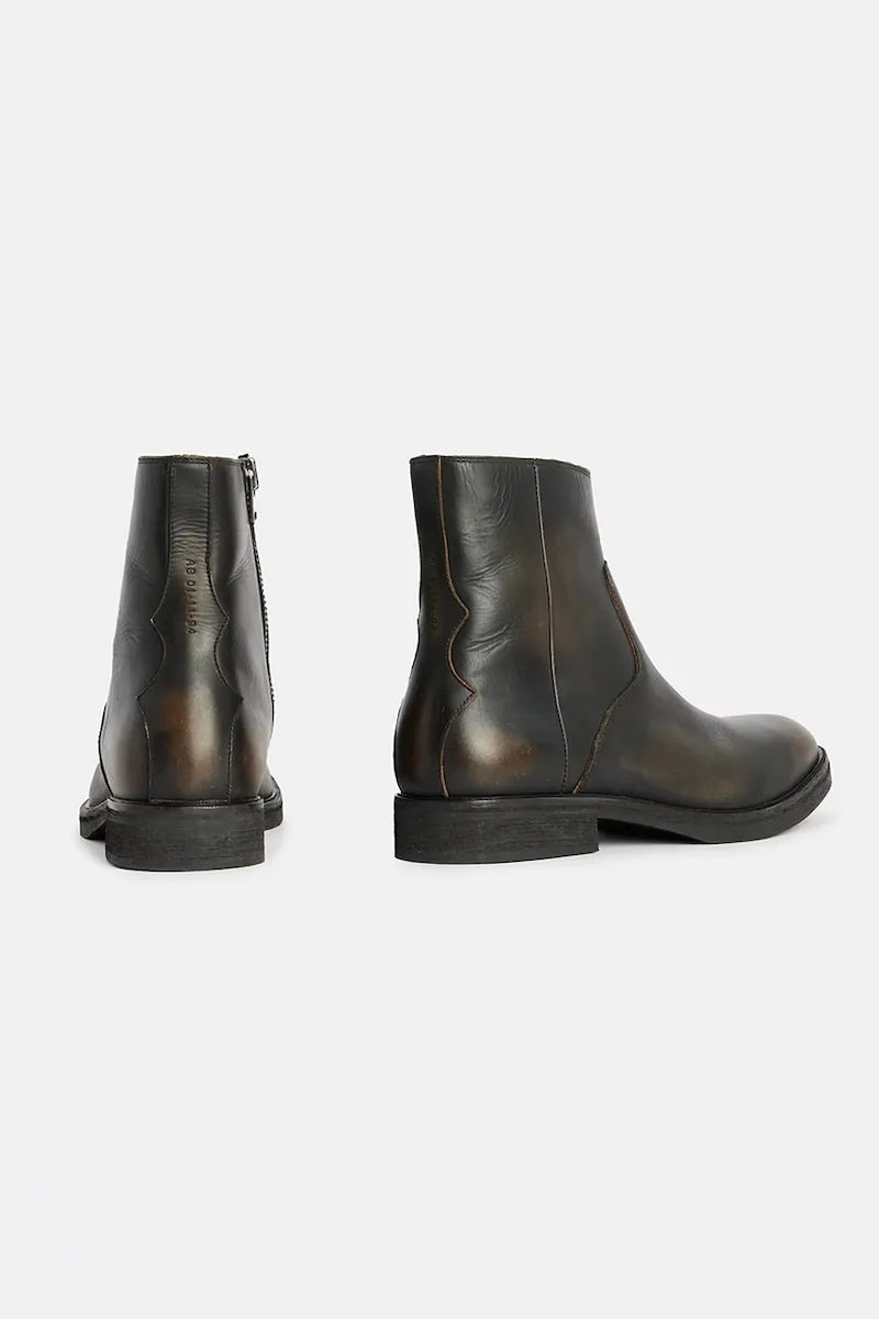 AllSaints обувки мъжки от кожа Lang Boot