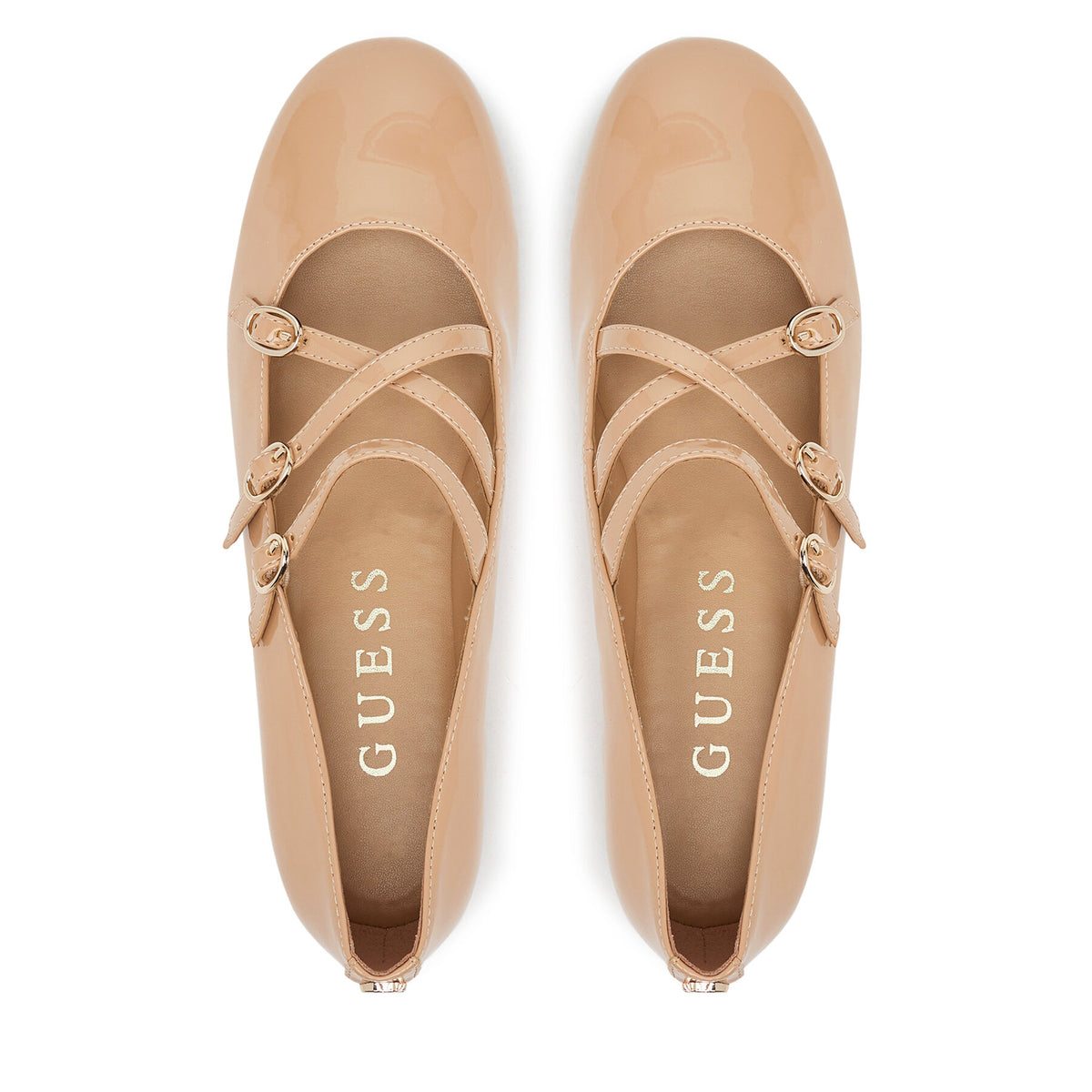 Guess Балеринки FLTKAL PAF02 Бежов