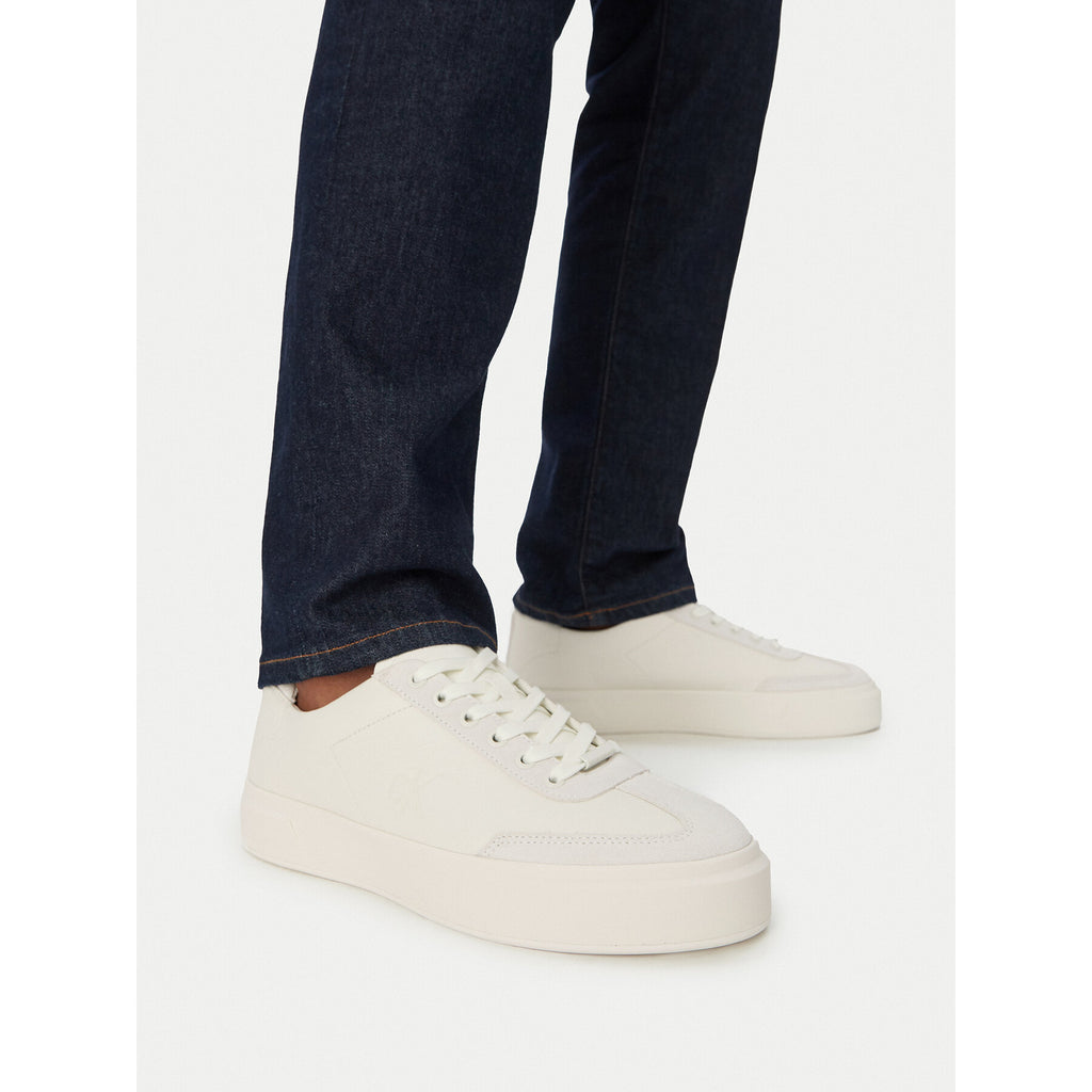 Calvin Klein Сникърси Basket Cupsole Lup Wt Lth HM0HM02133 Кремав