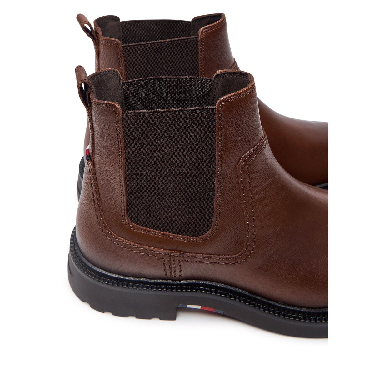 Tommy Hilfiger Боти тип челси Comfort Lwt Lth Chelsea FM0FM05184 Кафяв