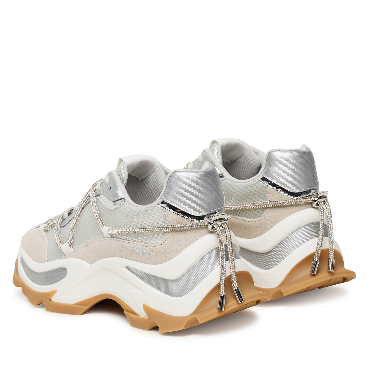 Steve Madden Сникърси Z Nation SM11004807 Сребрист