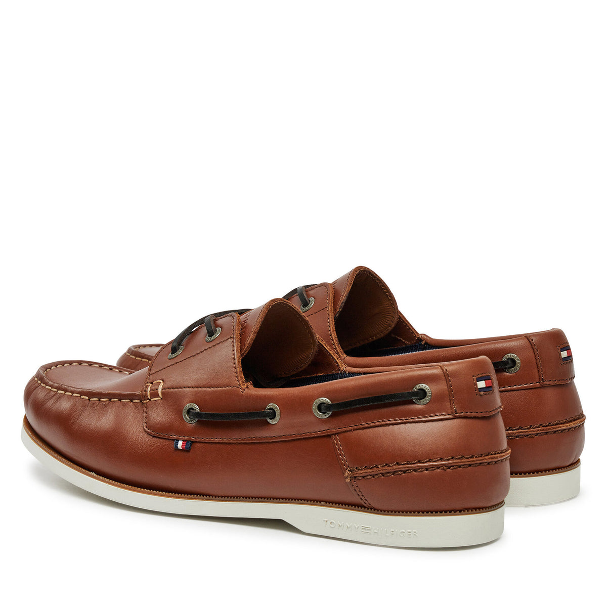 Tommy Hilfiger Обувки Th Boat Shoe Core Lth FM0FM05569 Кафяв