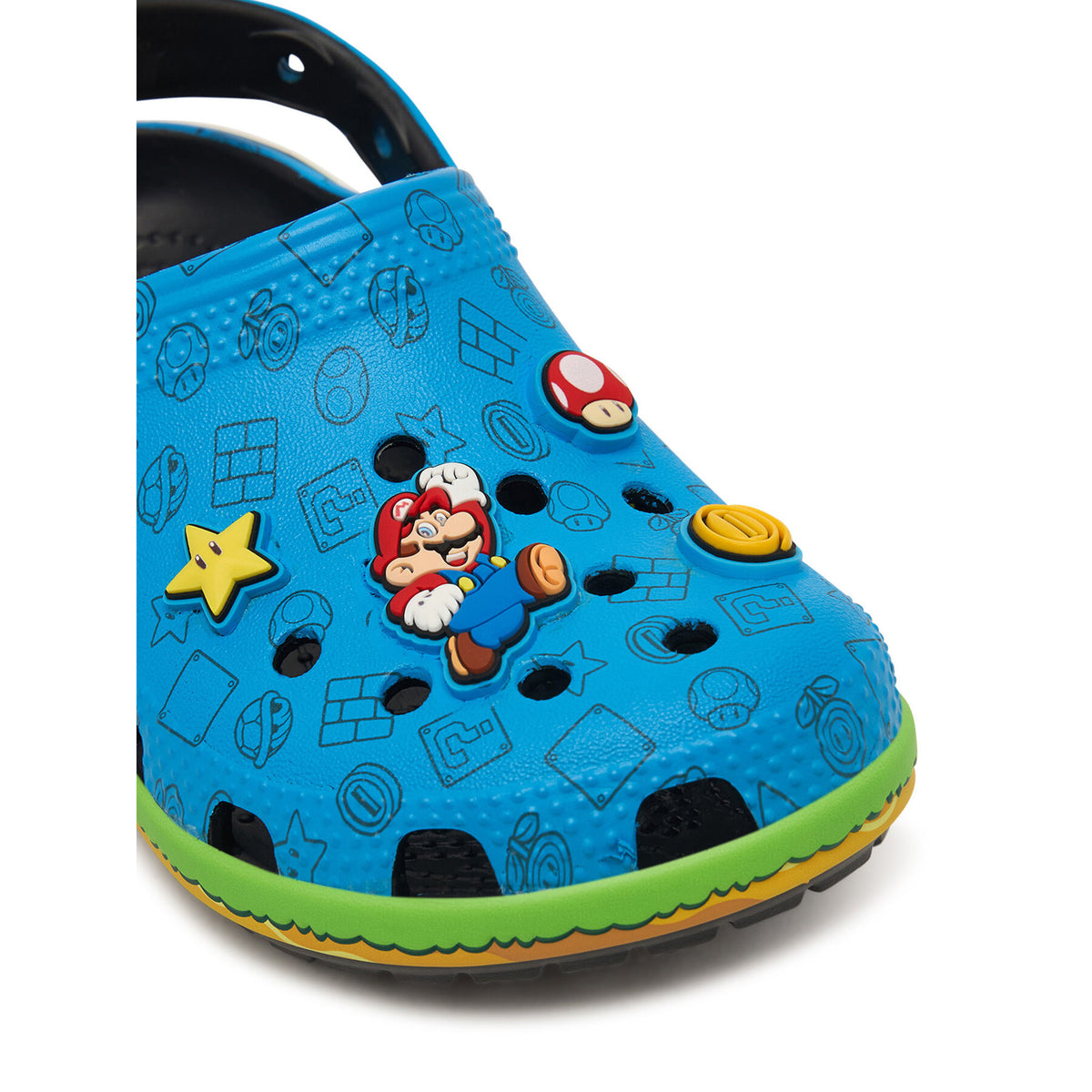 Crocs Чехли Super Mario Core Classic Clog Kids 212140 Цветен