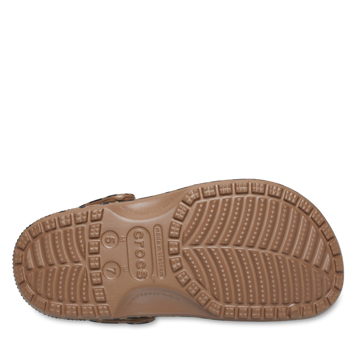 Crocs Чехли Classic Animal Clog 211800 Кафяв