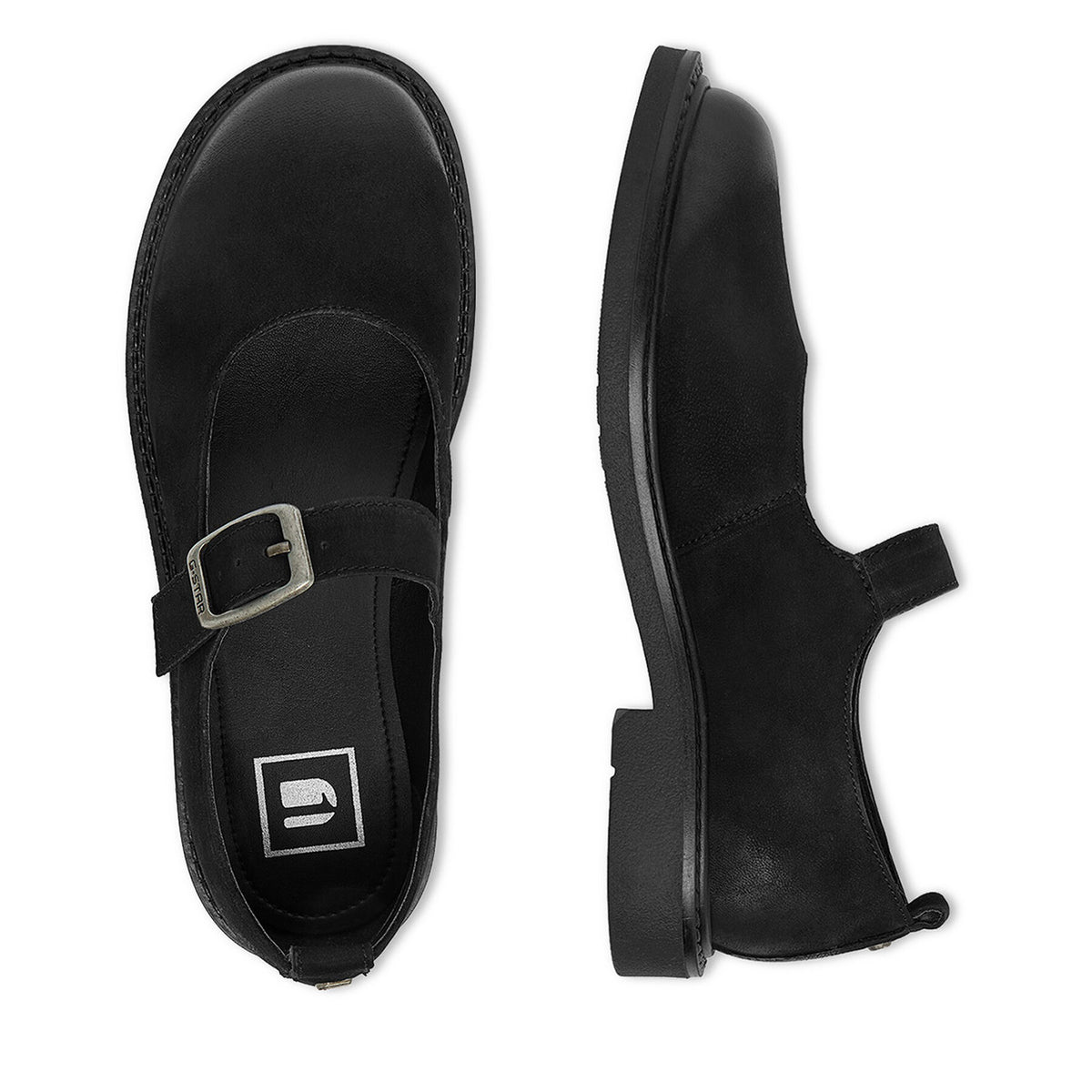 G-Star Raw Балеринки CEO-WI23-ROUND-04 Черен