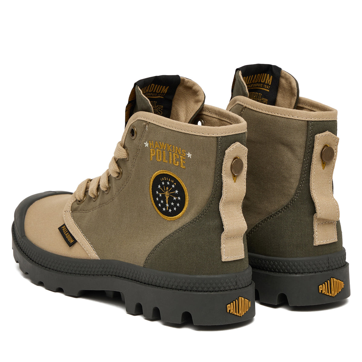 Palladium Туристически oбувки Pampa Hawkins Police 94624-308-M Зелен