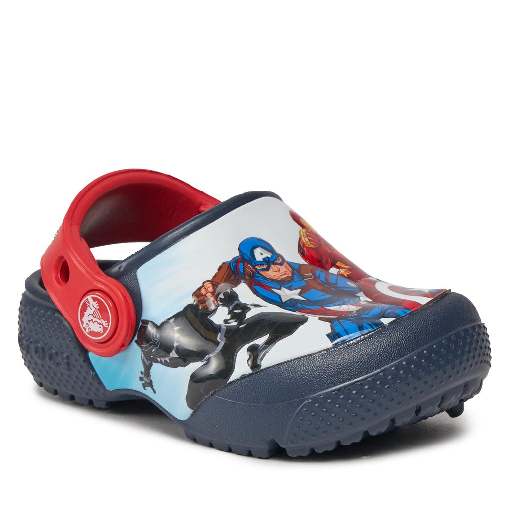Crocs Чехли Fl Avengers Patch Clog T Clog 207068 Тъмносин