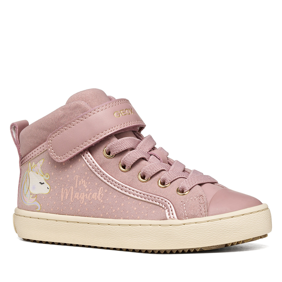 Geox Сникърси J Kalispera Girl J744GI 0AU54 C8A2L S Светлорозов
