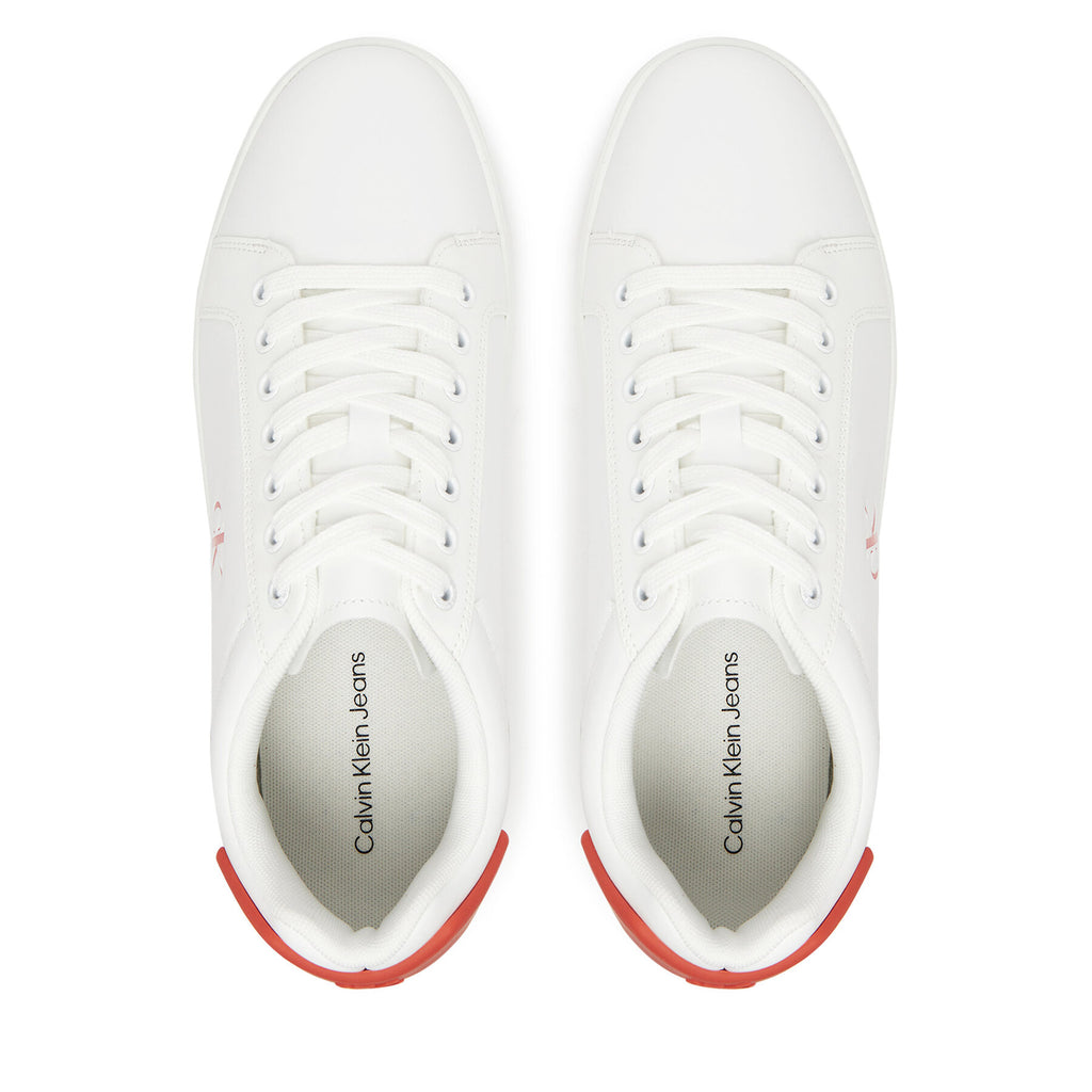 Calvin Klein Jeans Сникърси Classic Cupsole Ru Patch Lth YM0YM01297 Бял