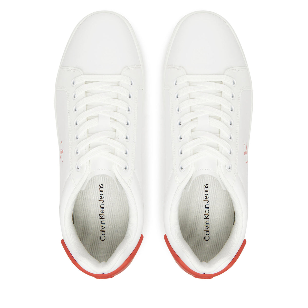 Calvin Klein Jeans Сникърси Classic Cupsole Ru Patch Lth YM0YM01297 Бял