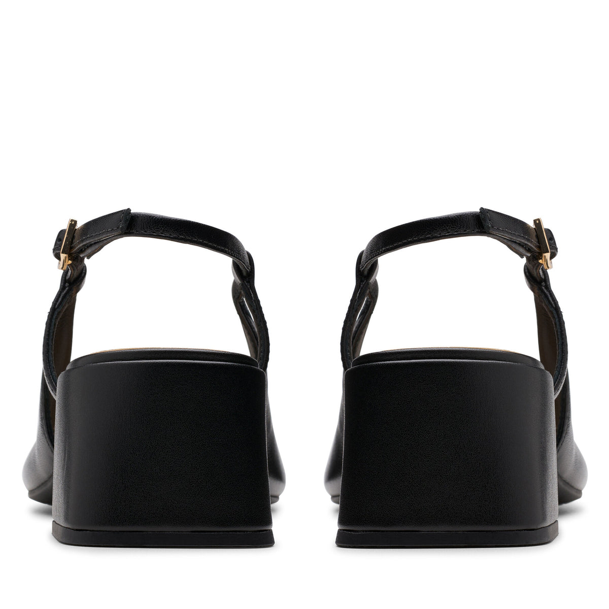Clarks Обувки на ток Nyta45 Sling 26181320 Черен