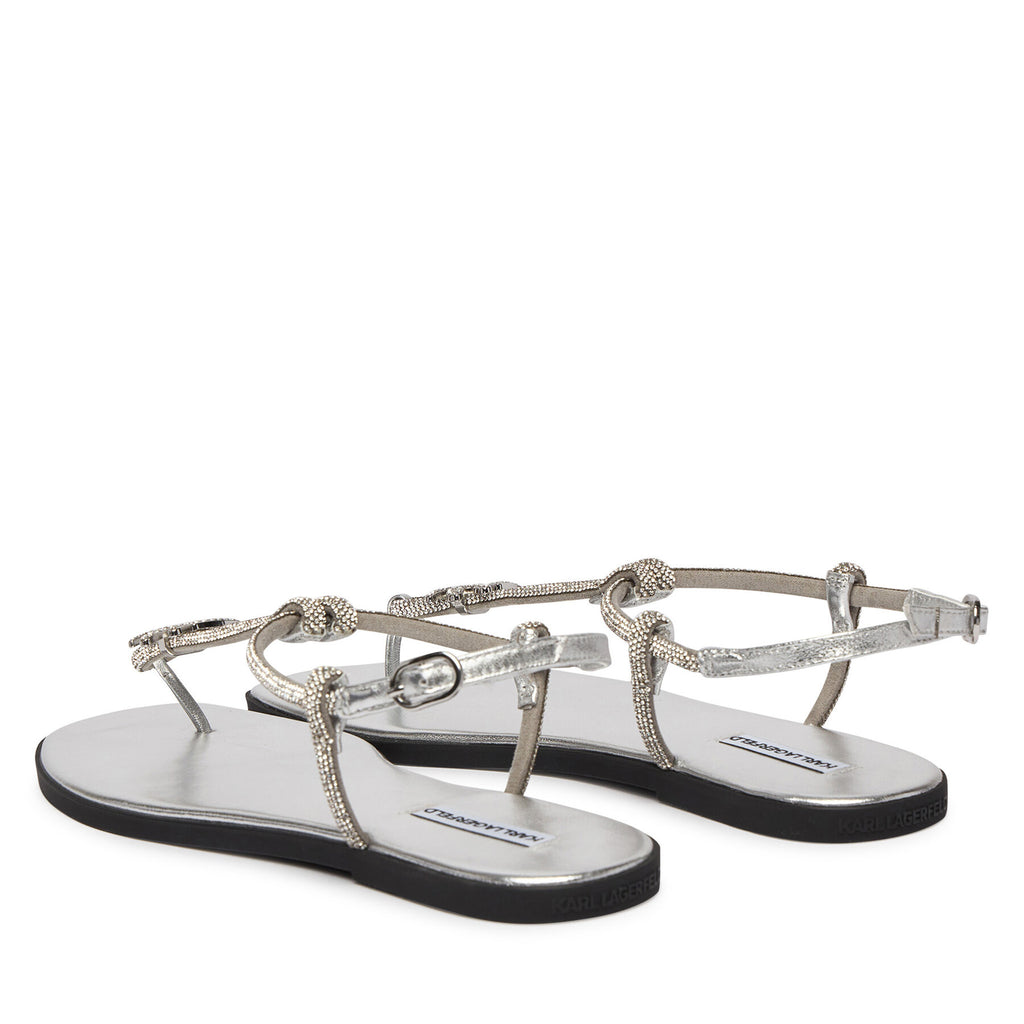 KARL LAGERFELD Сандали Olympia II KL87416 Сребрист