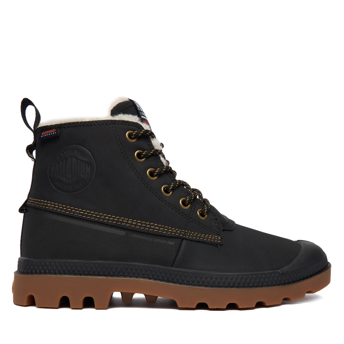 Palladium Туристически oбувки Pampa Duck Wl Wp+ 79547-008-M Черен