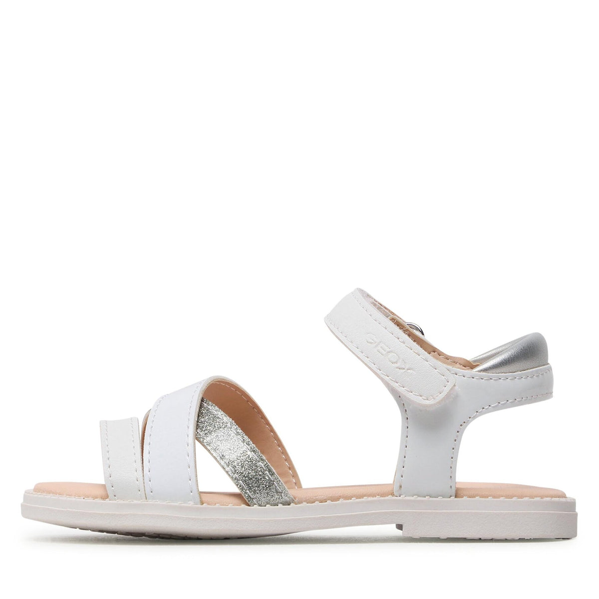 Geox Сандали J Sandal Karly Girl J5235D00254C1000 M Бял