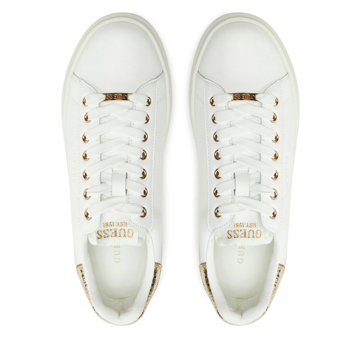 Guess Сникърси FLTELB LEM12 Бял
