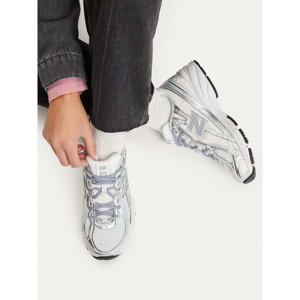 New Balance Сникърси U7409DI Сребрист