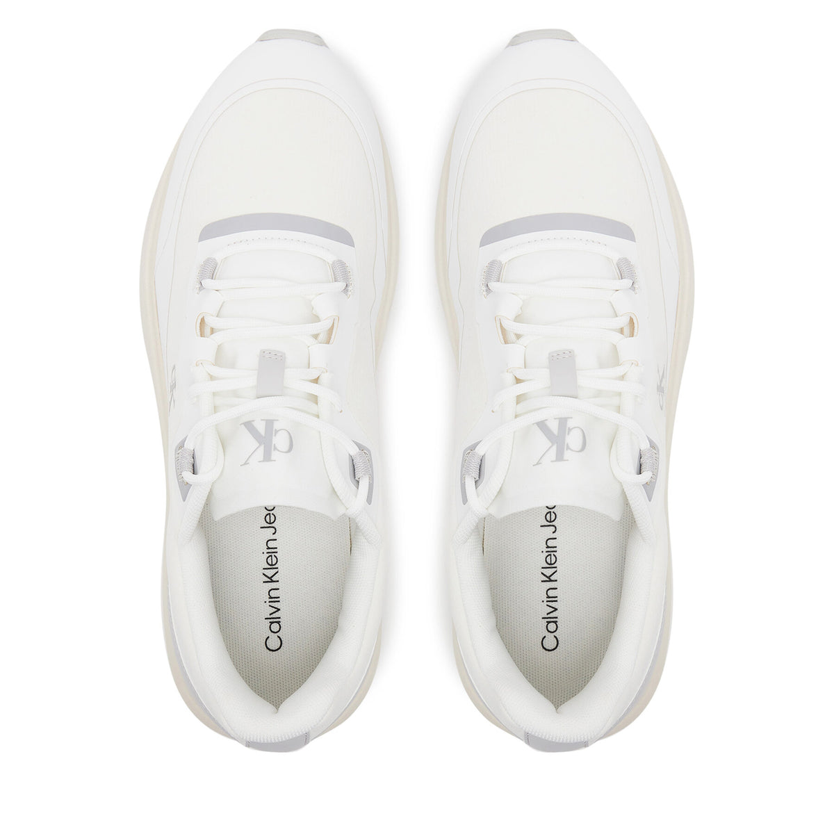 Calvin Klein Jeans Сникърси Athleisure Runner Tech Ripstop YM0YM01205 Бял