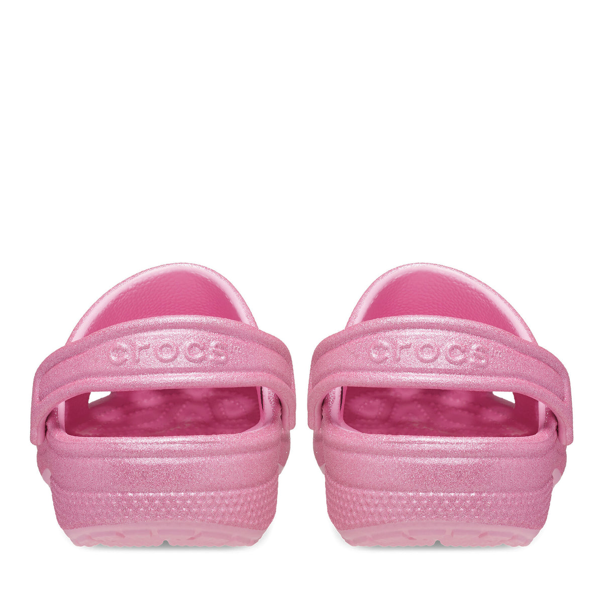 Crocs Чехли Classic Glitter Kids Clog T 206992 Розов