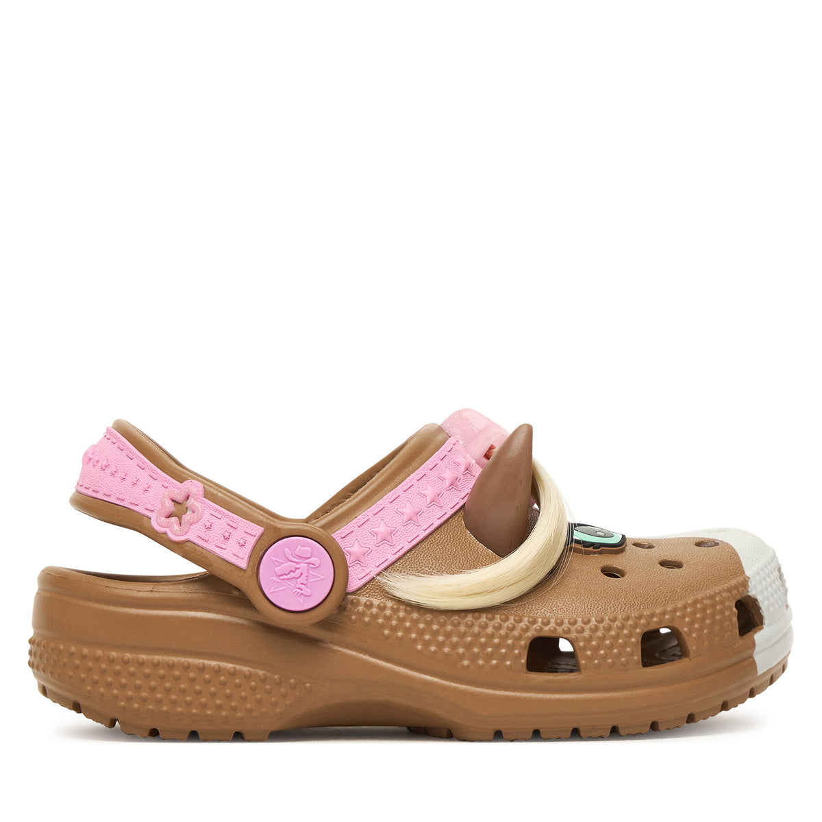 Crocs Чехли Toddler Classic IAM Horse Clog 211371 Кафяв