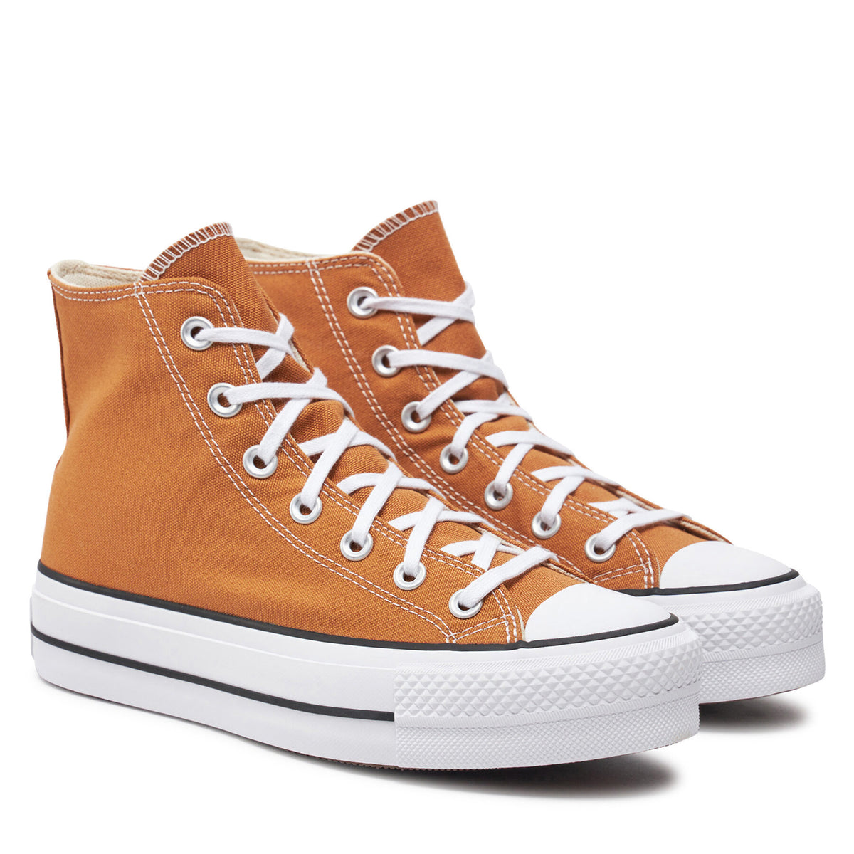 Converse Кецове Chuck Taylor All Star Lift Platform Hi A11537C Оранжев
