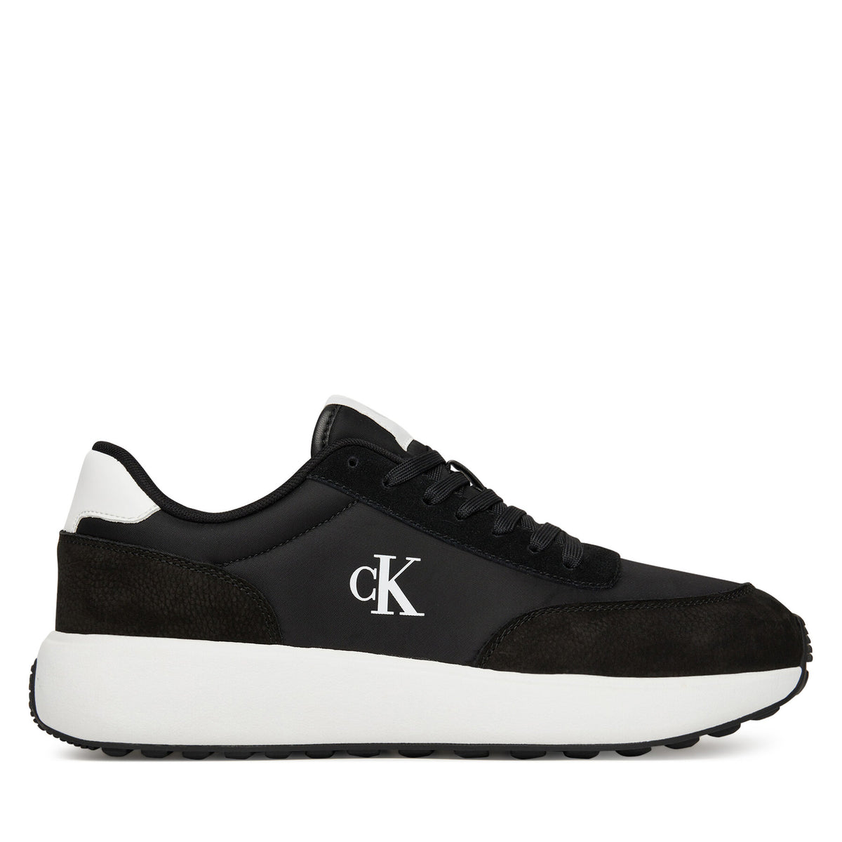 Calvin Klein Jeans Сникърси Athleisure Runner Laceup Ny-Su YM0YM01370 Черен