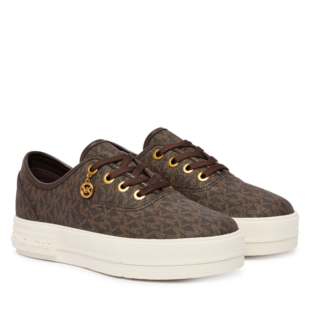 MICHAEL Michael Kors Сникърси Lindsey 43T6LDFS1B Кафяв
