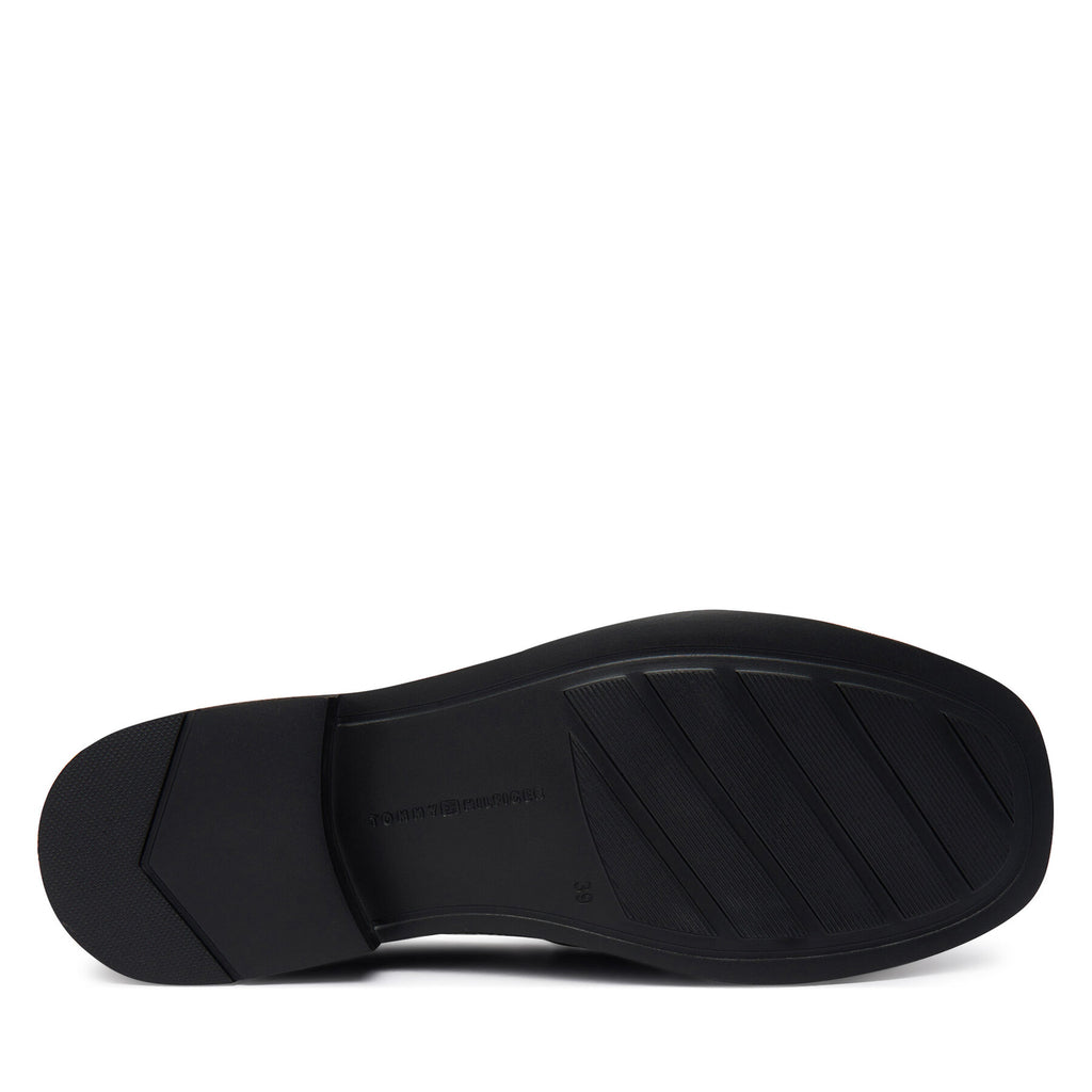 Tommy Hilfiger Мокасини Square Toe Abrasivato FW0FW08825 Черен