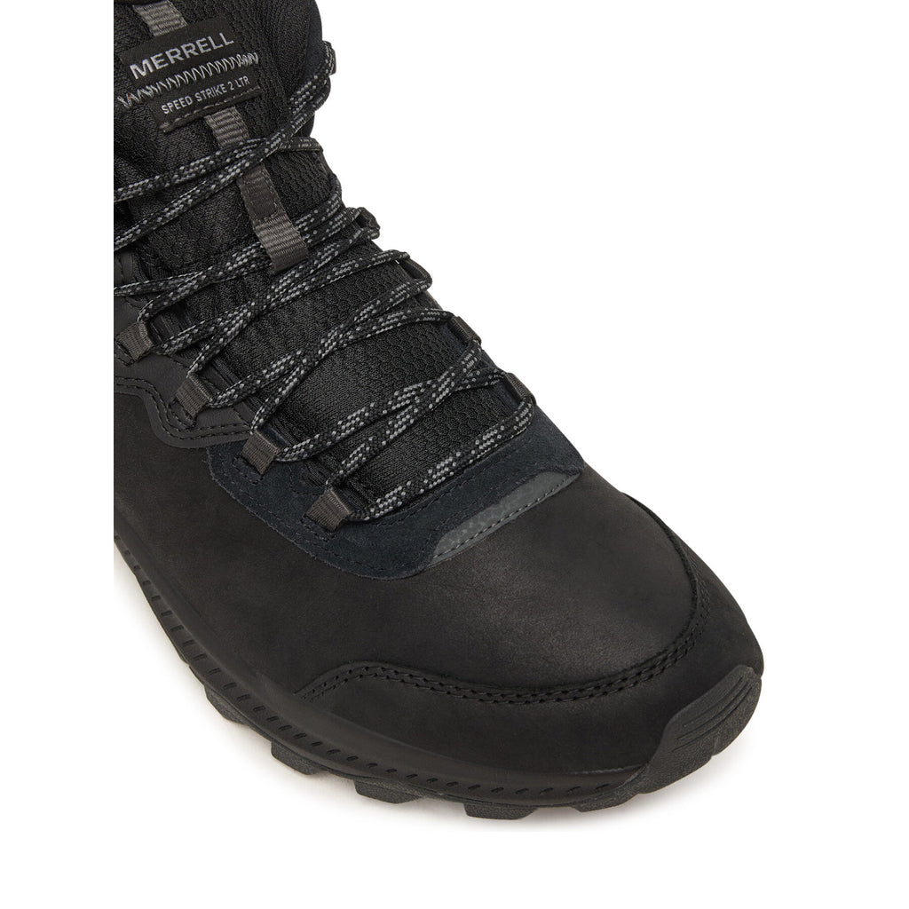 Merrell Туристически Speed Strike 2 Leather Mid Waterproof J038071 Черен