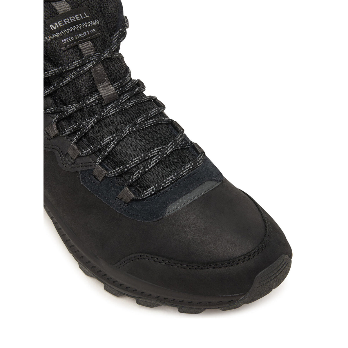 Merrell Туристически Speed Strike 2 Leather Mid Waterproof J038071 Черен