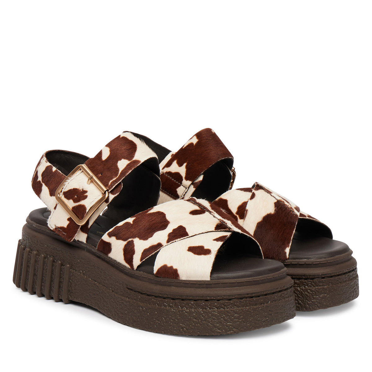 Clarks Сандали Evamar Wish 26185891 Кафяв