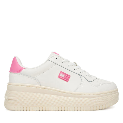 Tommy Jeans Сникърси Tjw Basket Flatform EN0EN02981 Бял