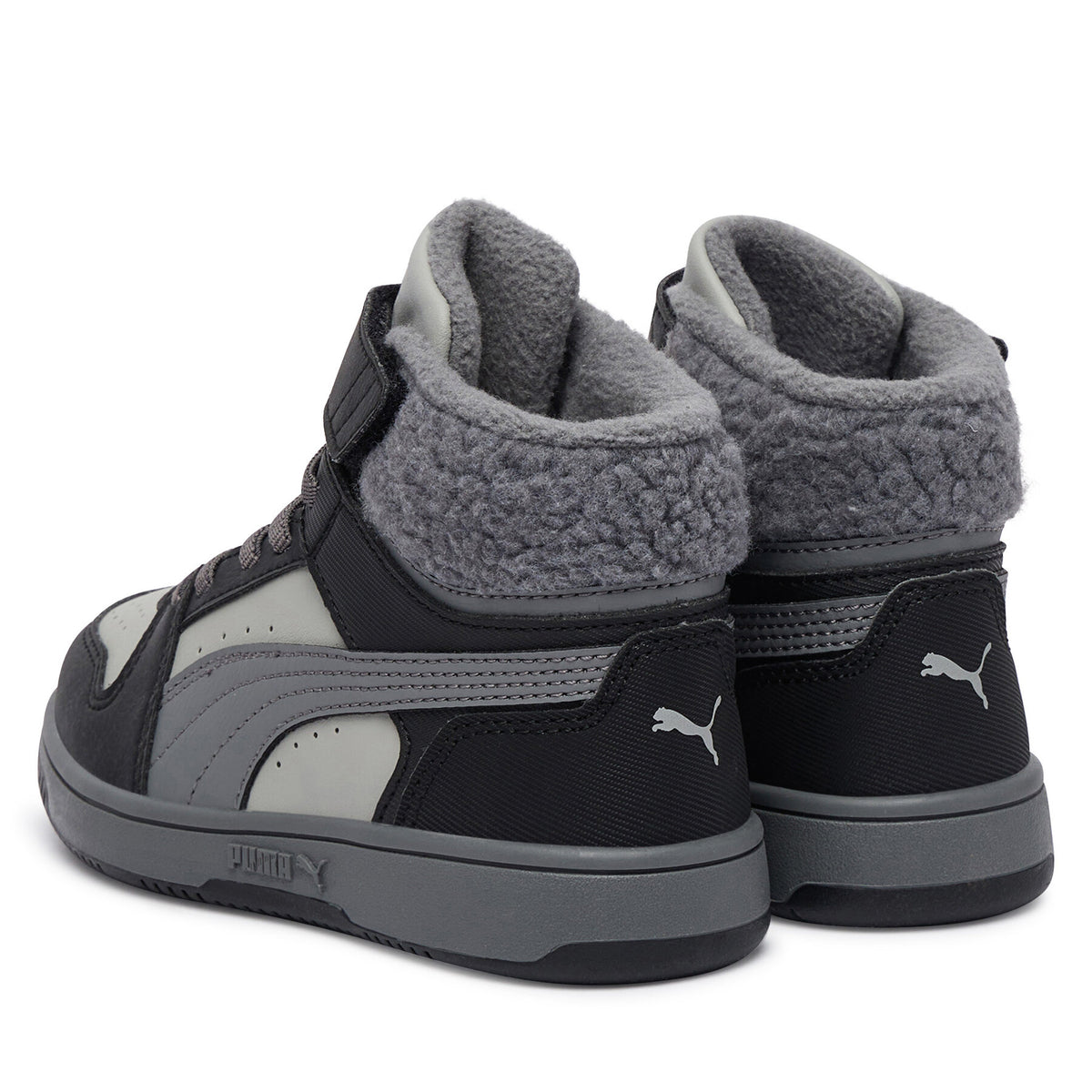 Puma Сникърси Rebound Slam Mid Cozy Ac+Ps 407729 Сив