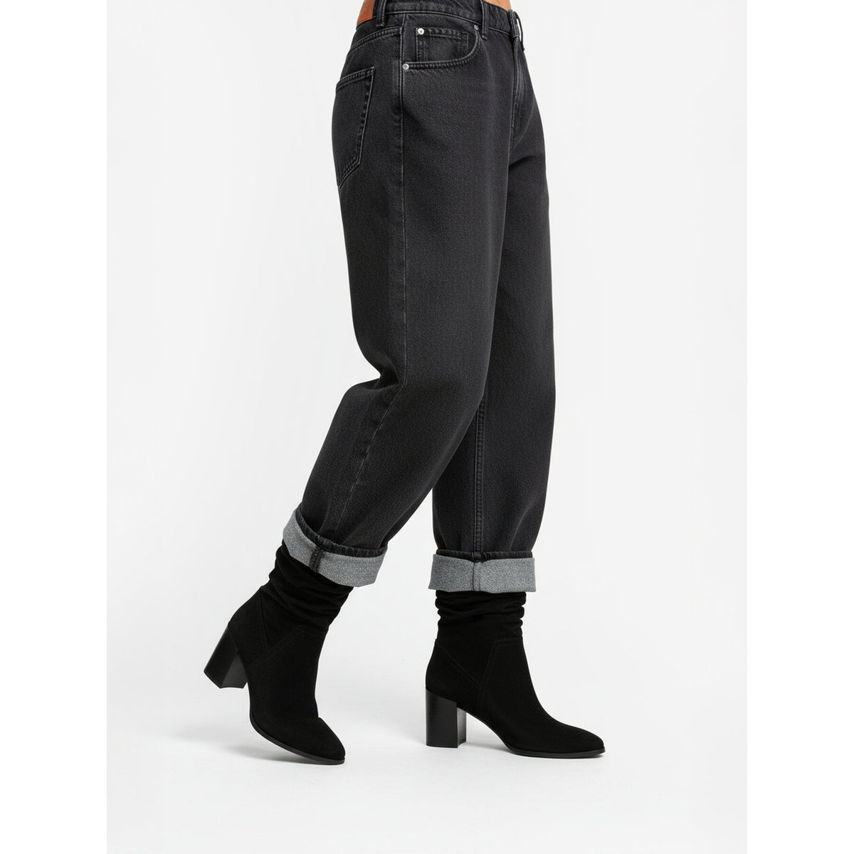 Nine West Боти CEO-JAMILAH-01 Черен