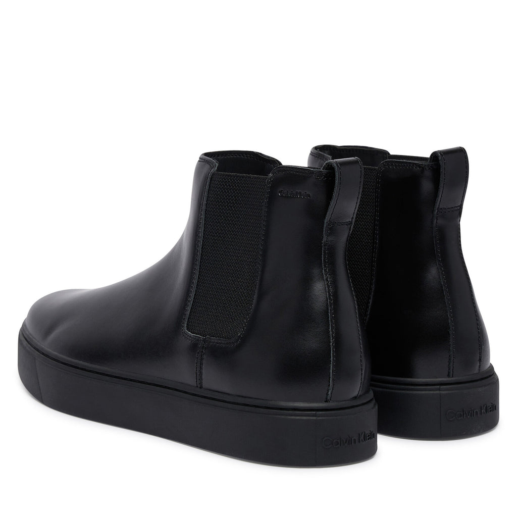 Calvin Klein Боти тип челси Hybrid Clean Chelsea Wax Lth HM0HM02253 Черен