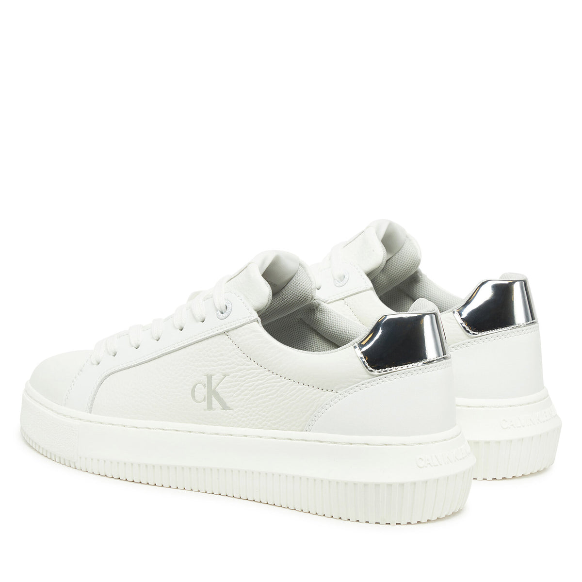 Calvin Klein Jeans Сникърси Chunky Cupsole Low Mg YW0YW01769 Бял