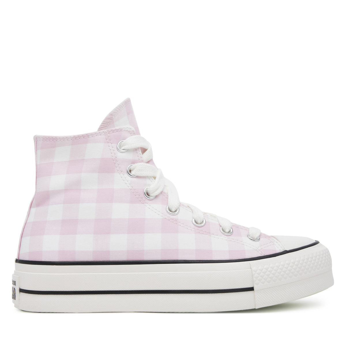 Converse Кецове Chuck Taylor All Star Lift Platform Gingham A13663C Розов