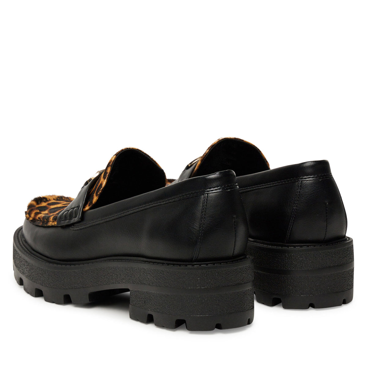 Guess лоуфъри с дебела подметка FLTYK2 LEP14 Черен