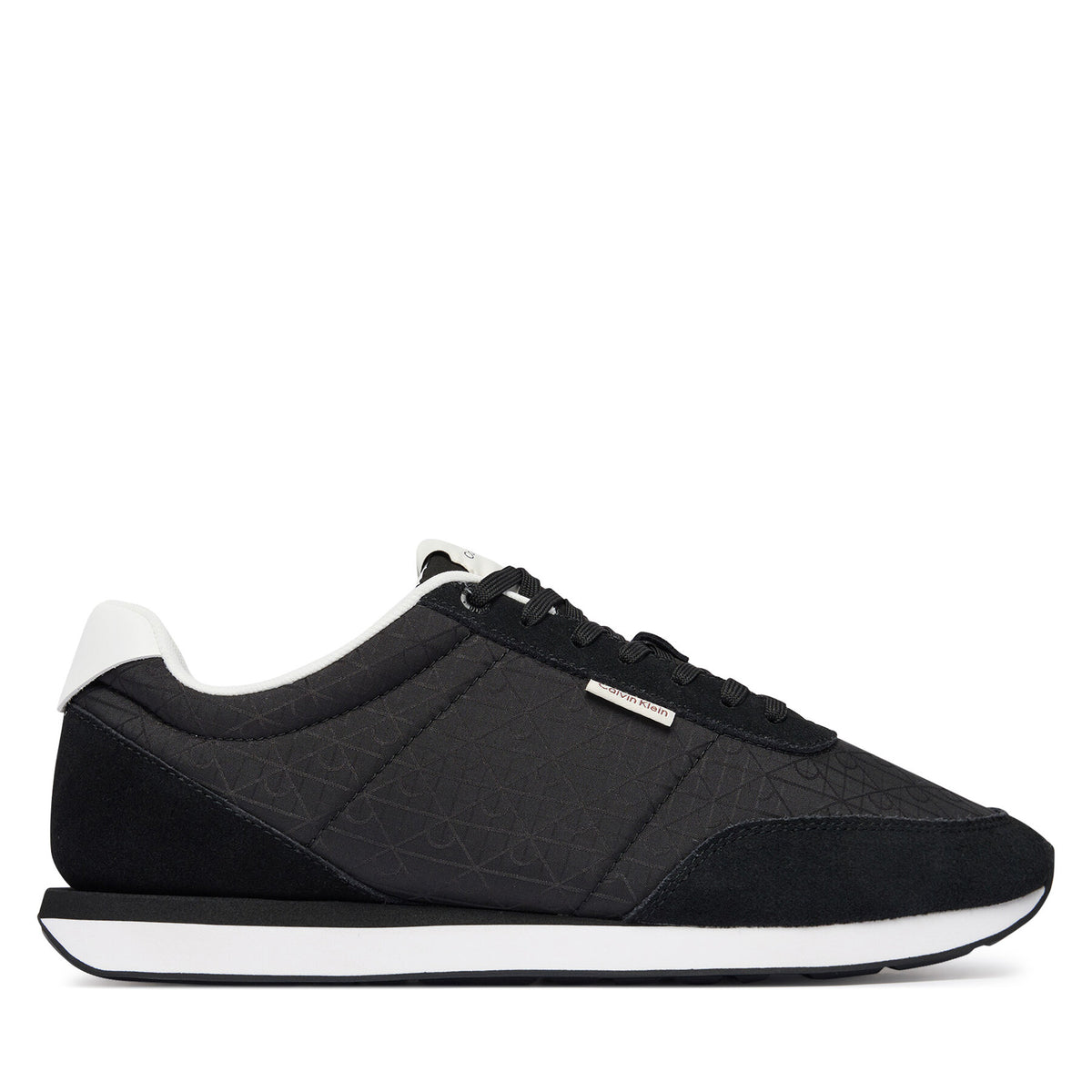 Calvin Klein Сникърси Retro Runner Ripstop Aop Ny HM0HM02140 Черен