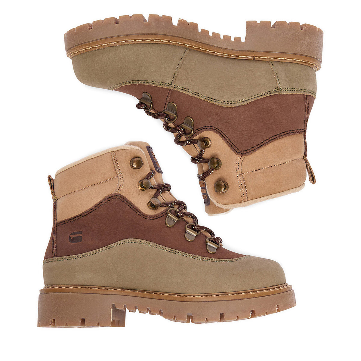 G-Star Raw Туристически oбувки EO CI12-LUCA-01 Кафяв