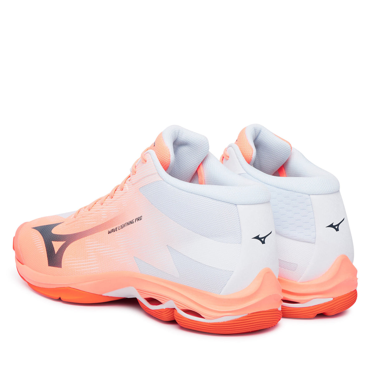 Mizuno Обувки за зала Wave Lightning Pro Mid V1GA2665 Коралов