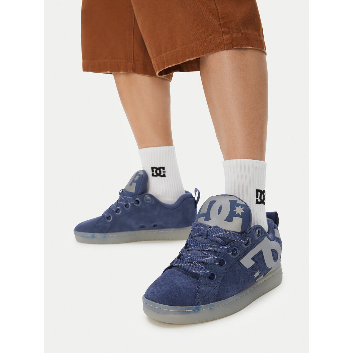DC Shoes Сникърси EO-COURT GRAFFIK PUFF DC04304410 Син