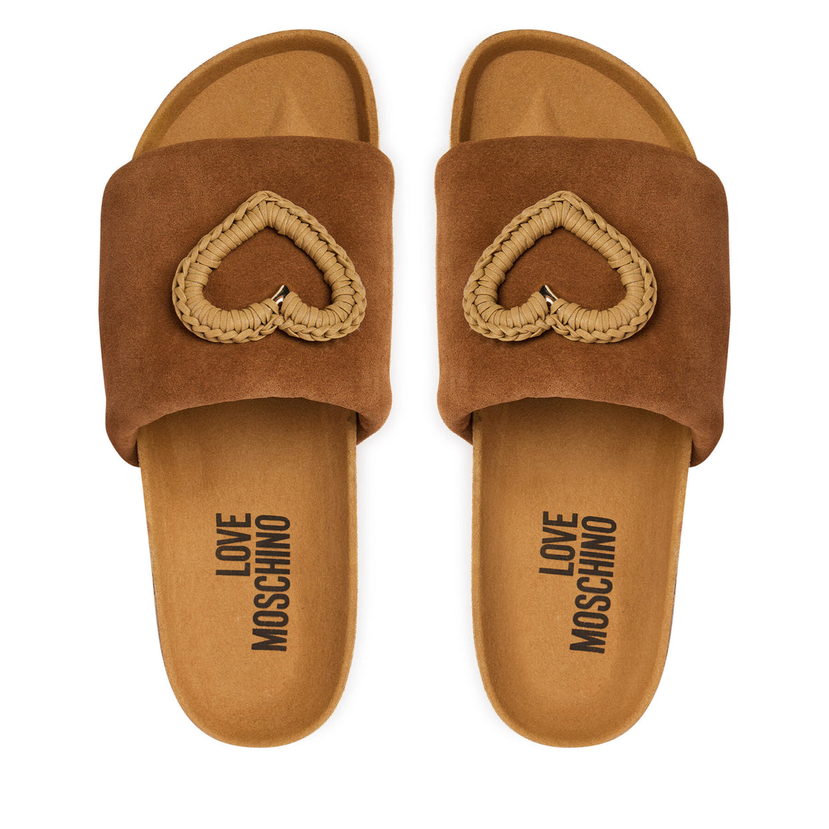 LOVE MOSCHINO Чехли JA28363G0OIG5200 Кафяв