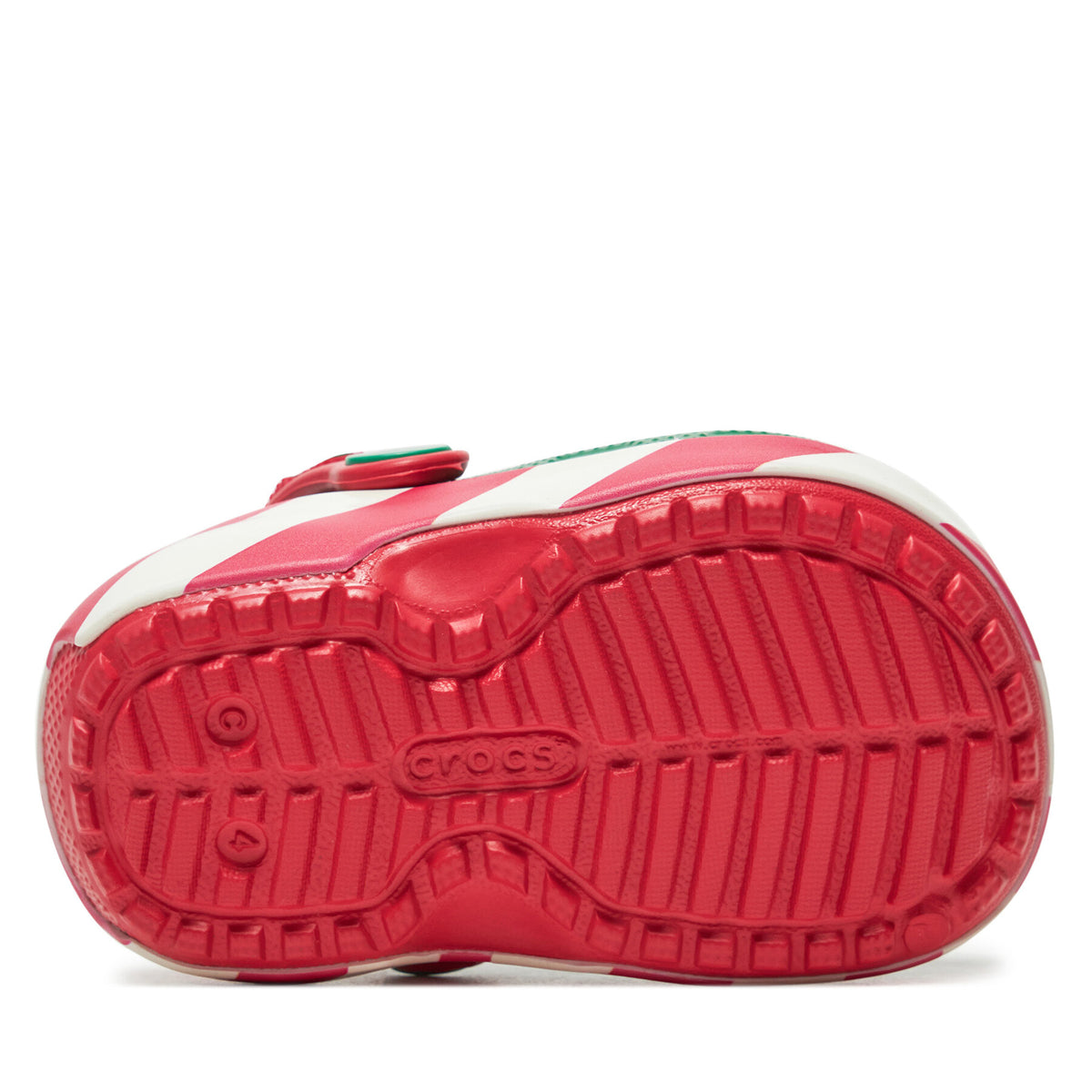 Crocs Чехли Classic Mickey Xmass Lined Clog T 210815 Зелен