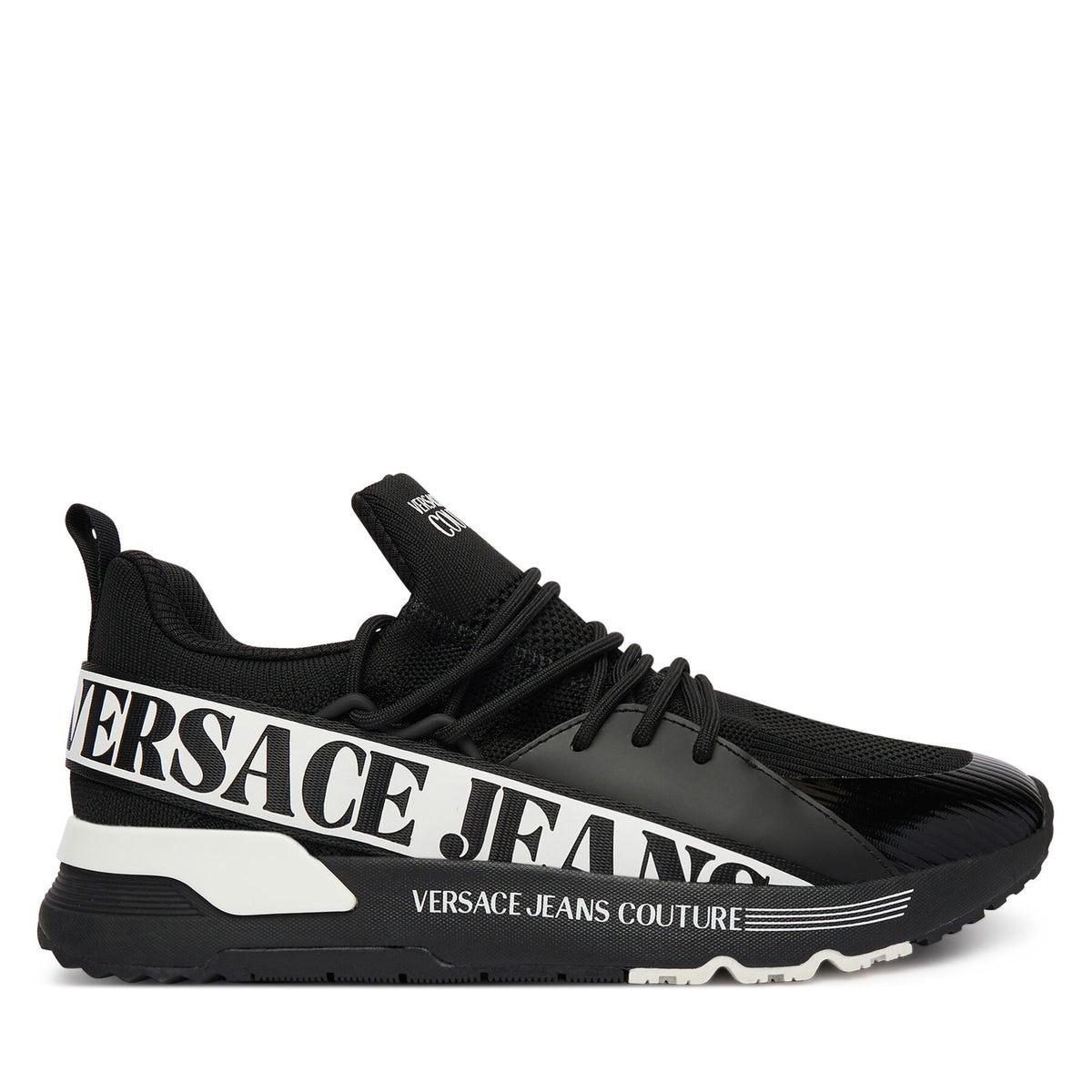 Versace Jeans Couture Сникърси 80YA3SA3 Черен