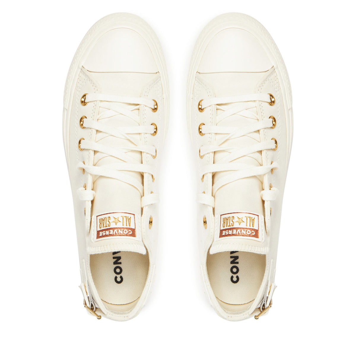 Converse Кецове Chuck Taylor All Star Lift Platform Buckle A11866C Бял